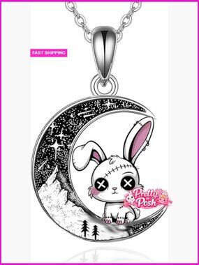 925 Sterling Silver Pendant Necklace Gothic Jewelry Gift